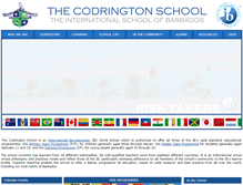 Tablet Screenshot of codrington.edu.bb